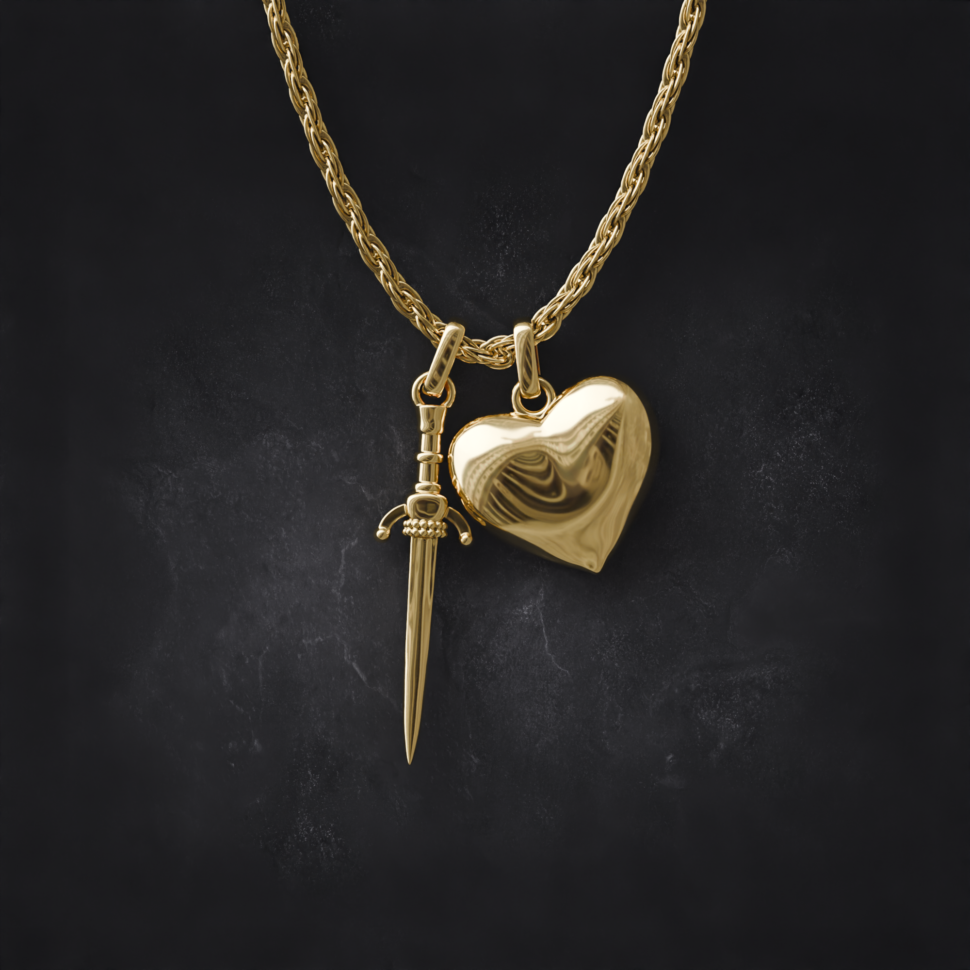 Double Dagger Heart