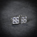 Pendientes Diamond Plata