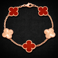 Pulsera Trébol Red Gold