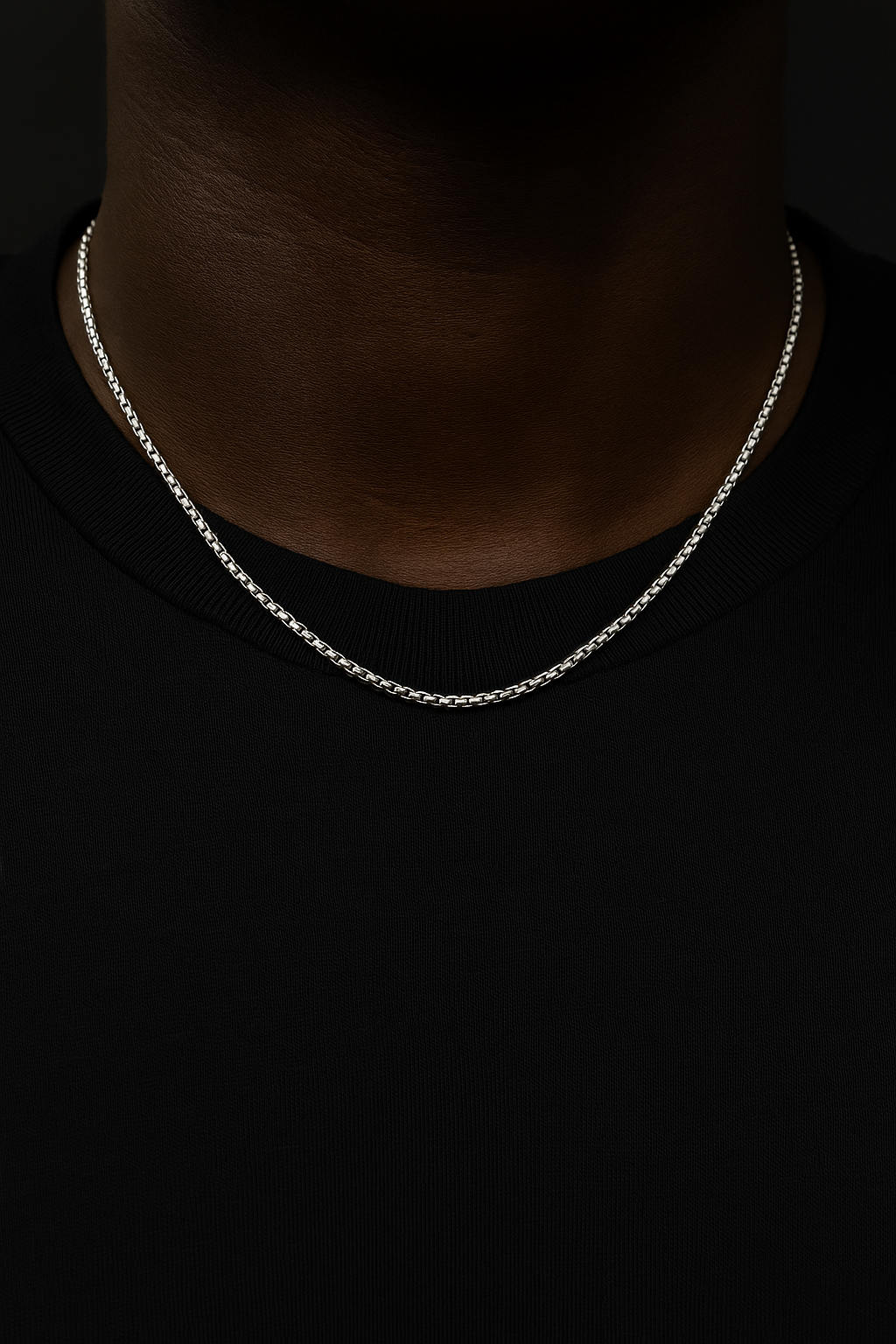 Box Chain 3 mm Plata