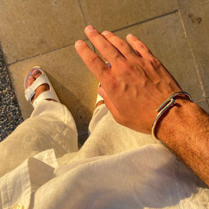 Pulsera Nail Plata