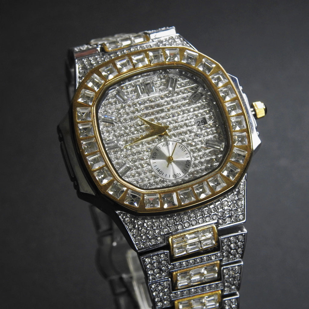 Diamond Watch Plata