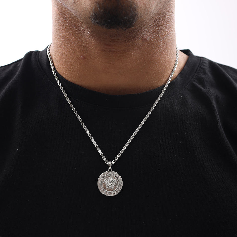 Colgante Medusa Plata