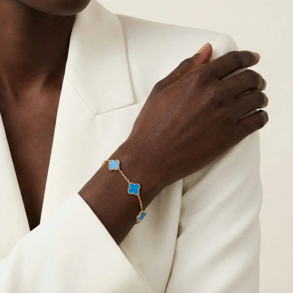 Pulsera Trébol Blue
