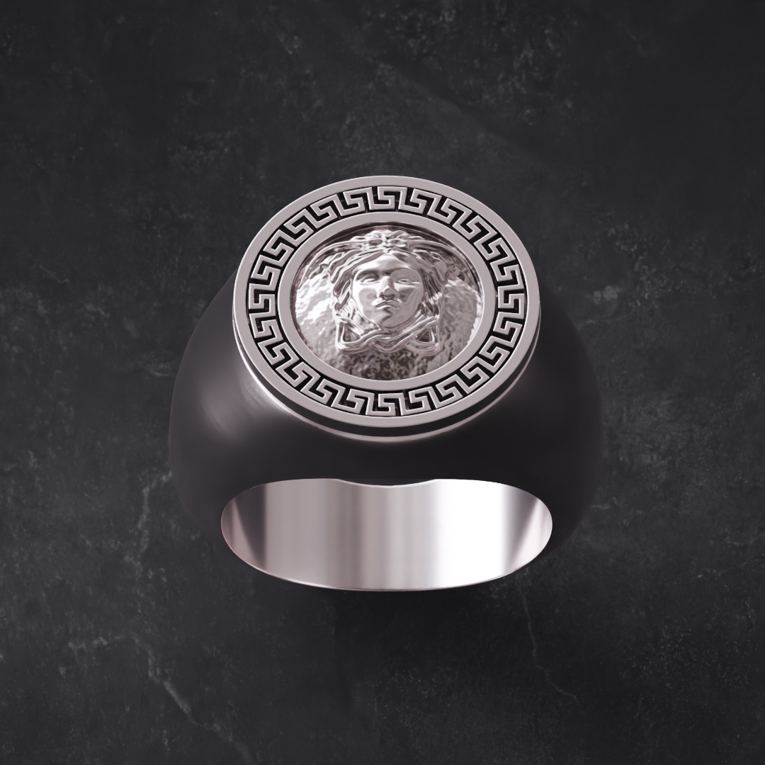 Anillo Medusa Plata