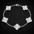 Pulsera Trébol Plata