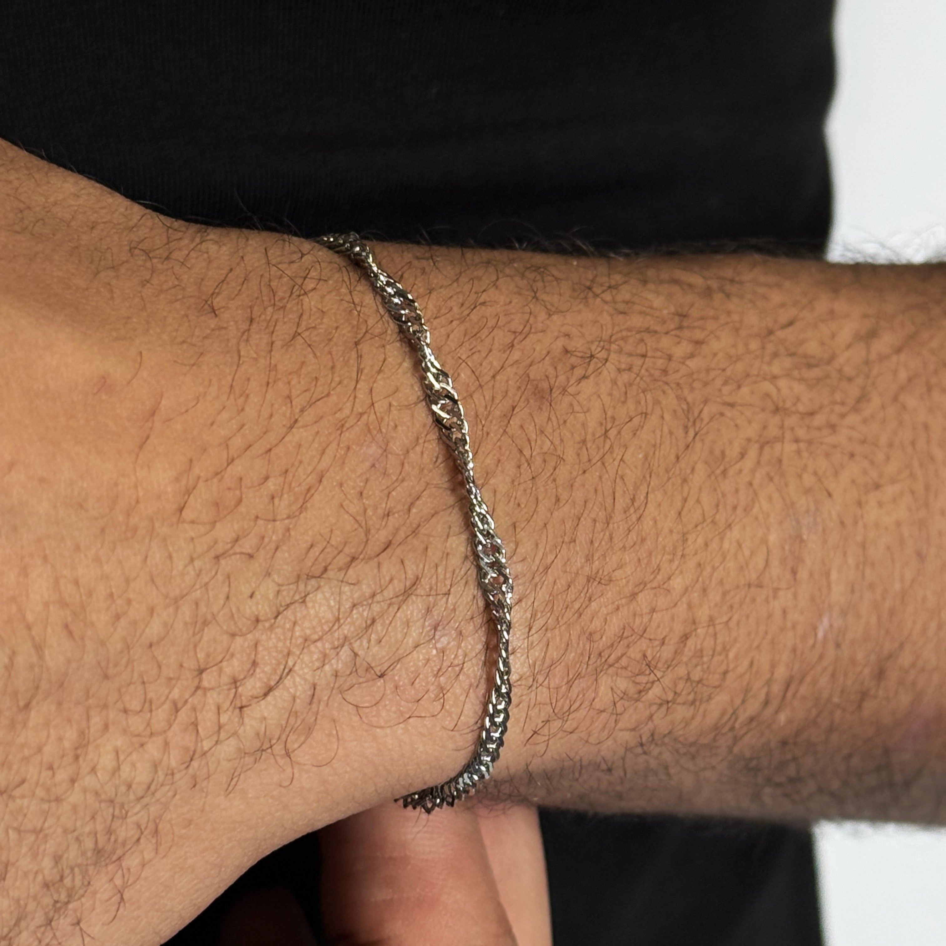 Pulsera Twisted Plata