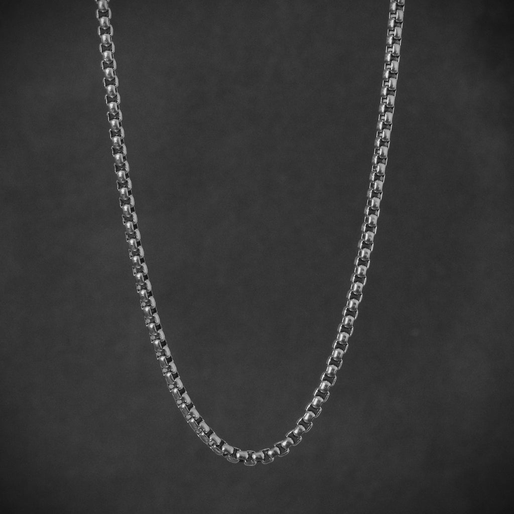Box Chain 3 mm Plata